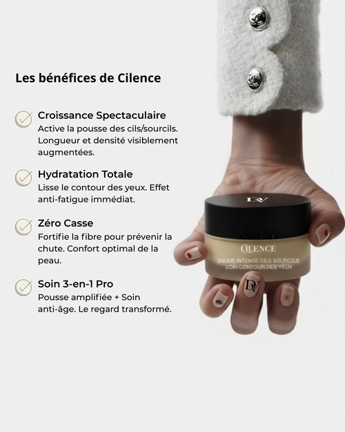 CILENCE - Baume intense cils, sourcils et soin contour des yeux
