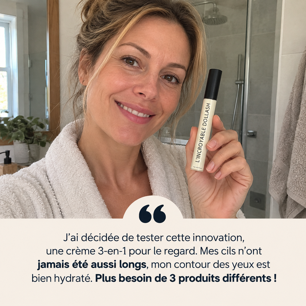 L'INCROYABLE DOLLASH - Crème pousse cils, sourcils et soin contour des yeux